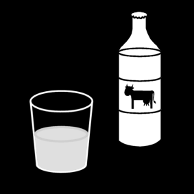 milk / glas of milk